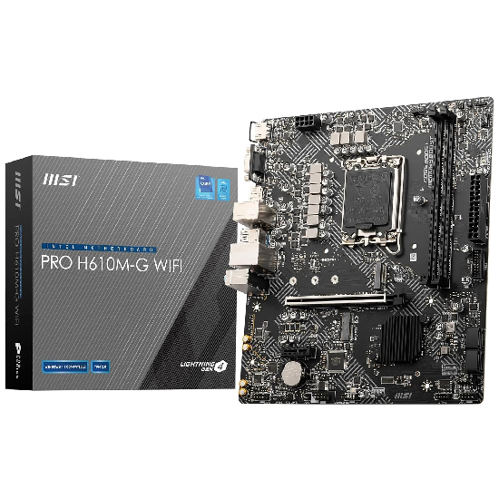 MSI PRO-H610M-G-WiFi Motherboard Micro-ATX